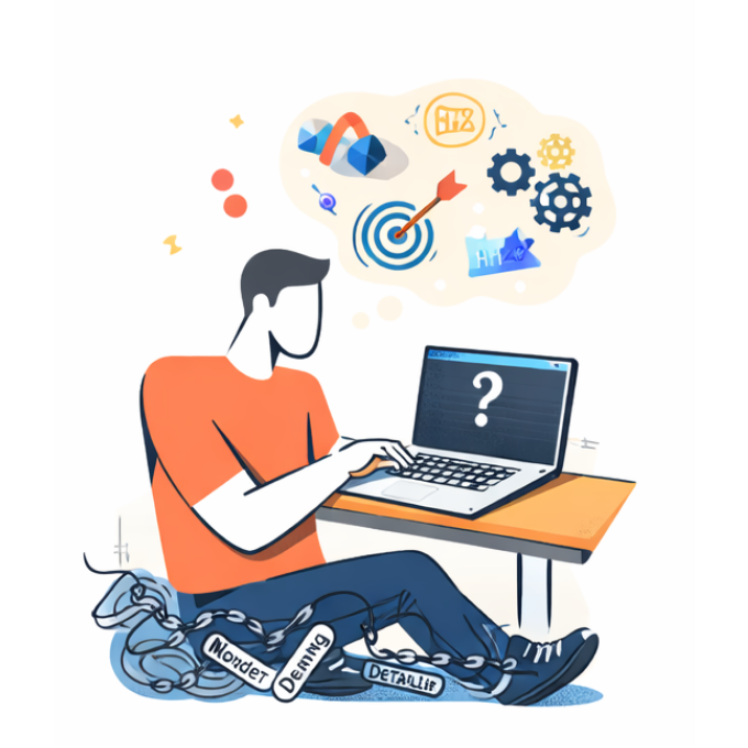 Skriver-du-selv Skriver du selv, spænder indsigtens forbandelse ofte ben for resultatet